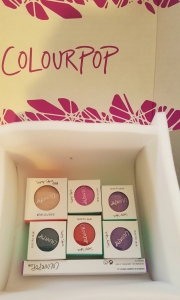ColourPop Eyeshadow Haul. Swatches at AlmostHerBlog.com